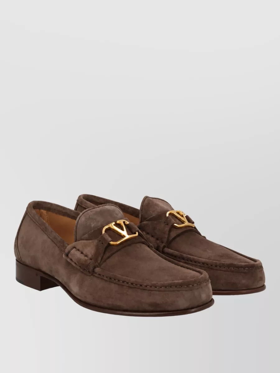 Valentino Garavani Leather Monk Shoes