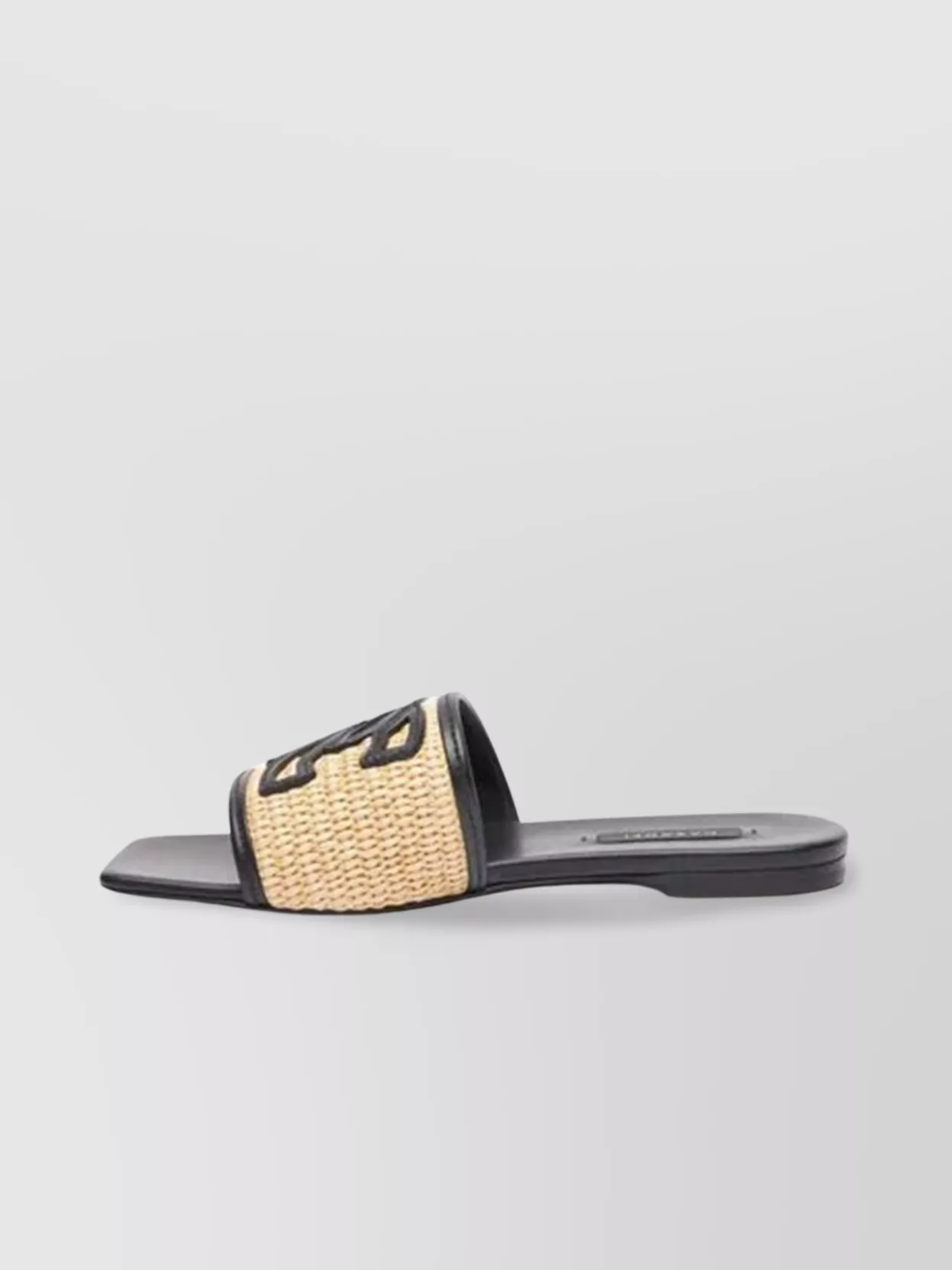 Casadei Woven Texture Flat Sole Sandals