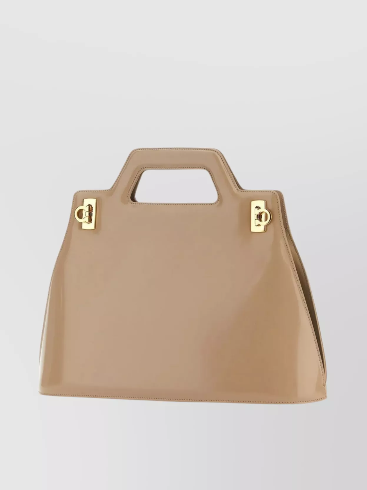 Ferragamo Wanda M Leather Handbag