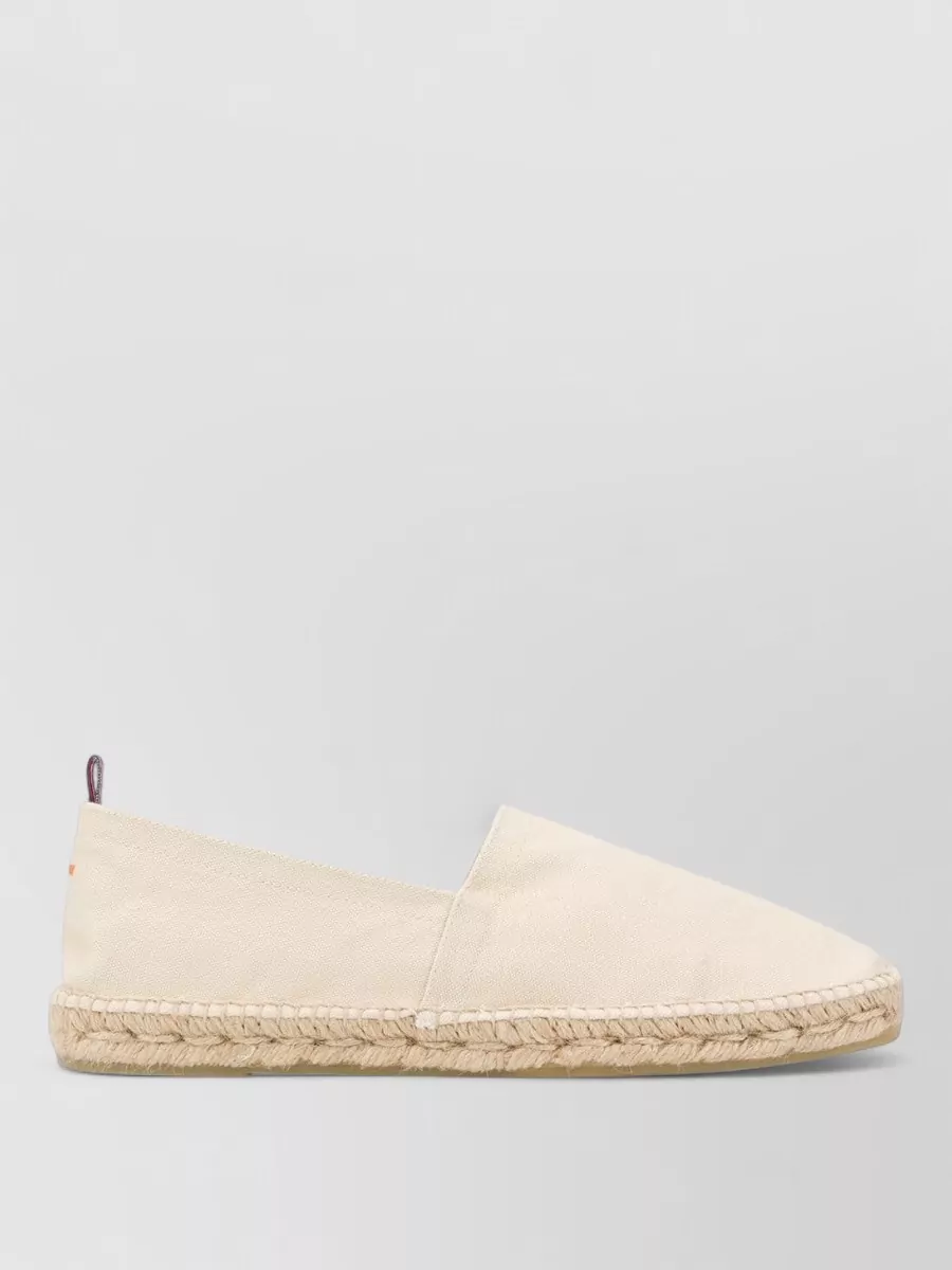 Castaner Pablo Canvas Espadrilles Round Toe Flat Sole