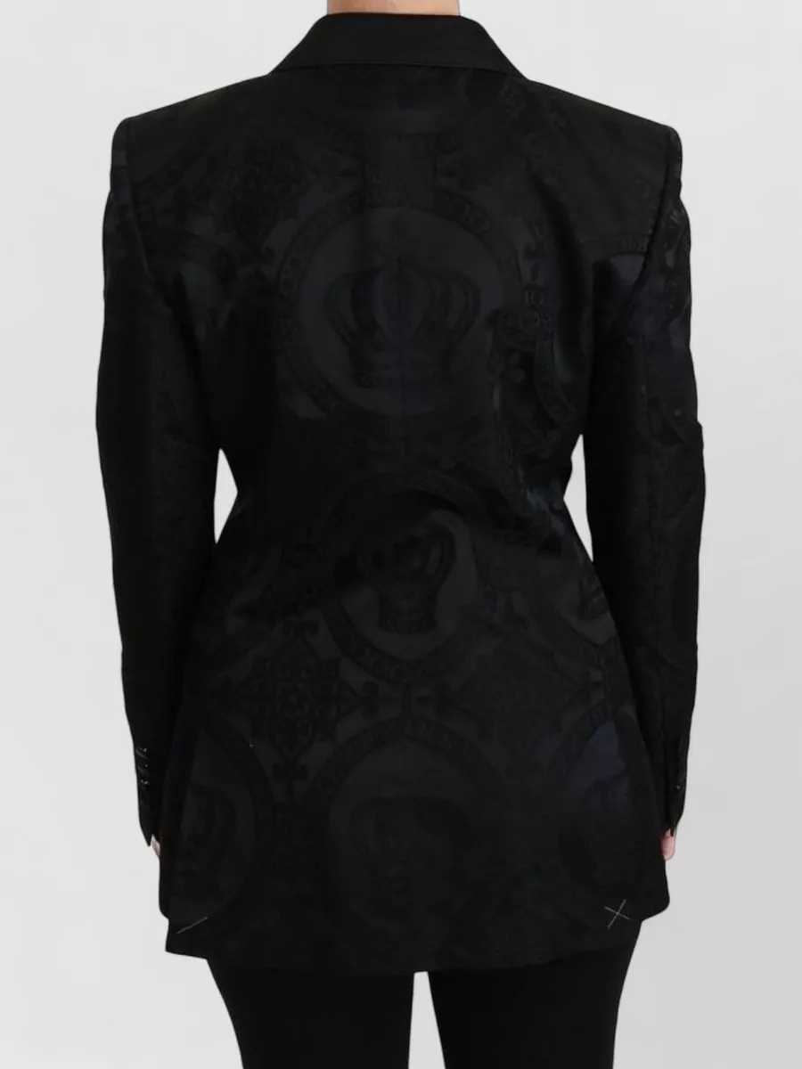 Dolce&Gabbana Silk Wool Single Breasted Blazer