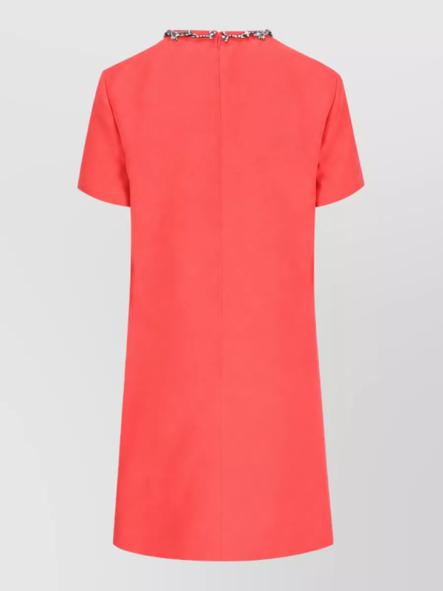 Valentino Garavani Silk Wool Knee-Length Dress