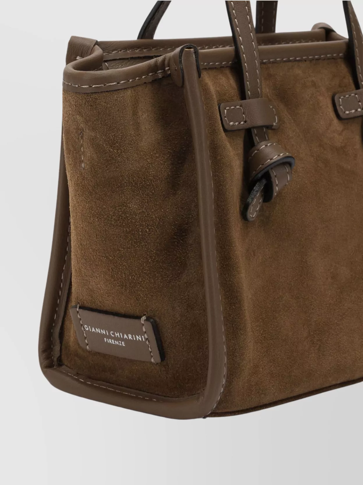 Gianni Chiarini Suede Cross-Body Bag Adjustable Strap