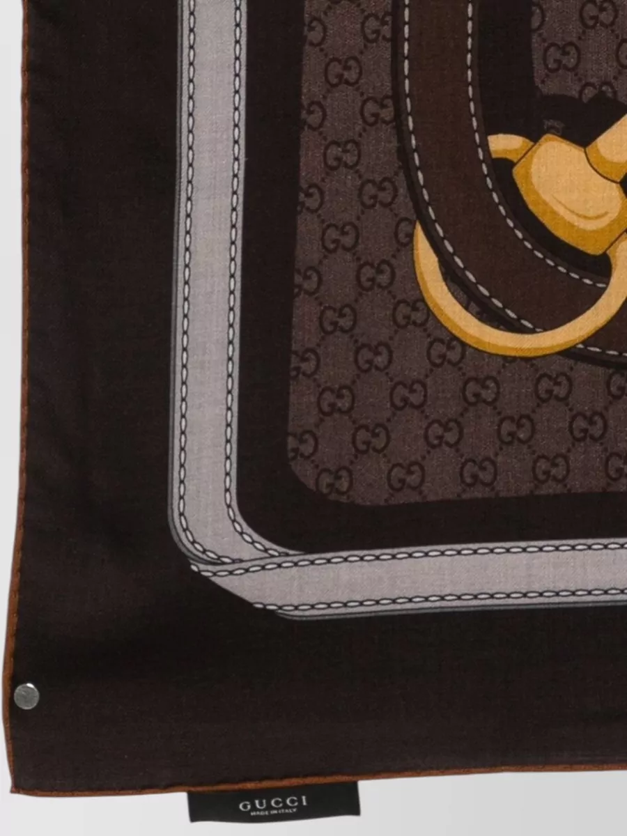 Gucci Logo-Print Scarf