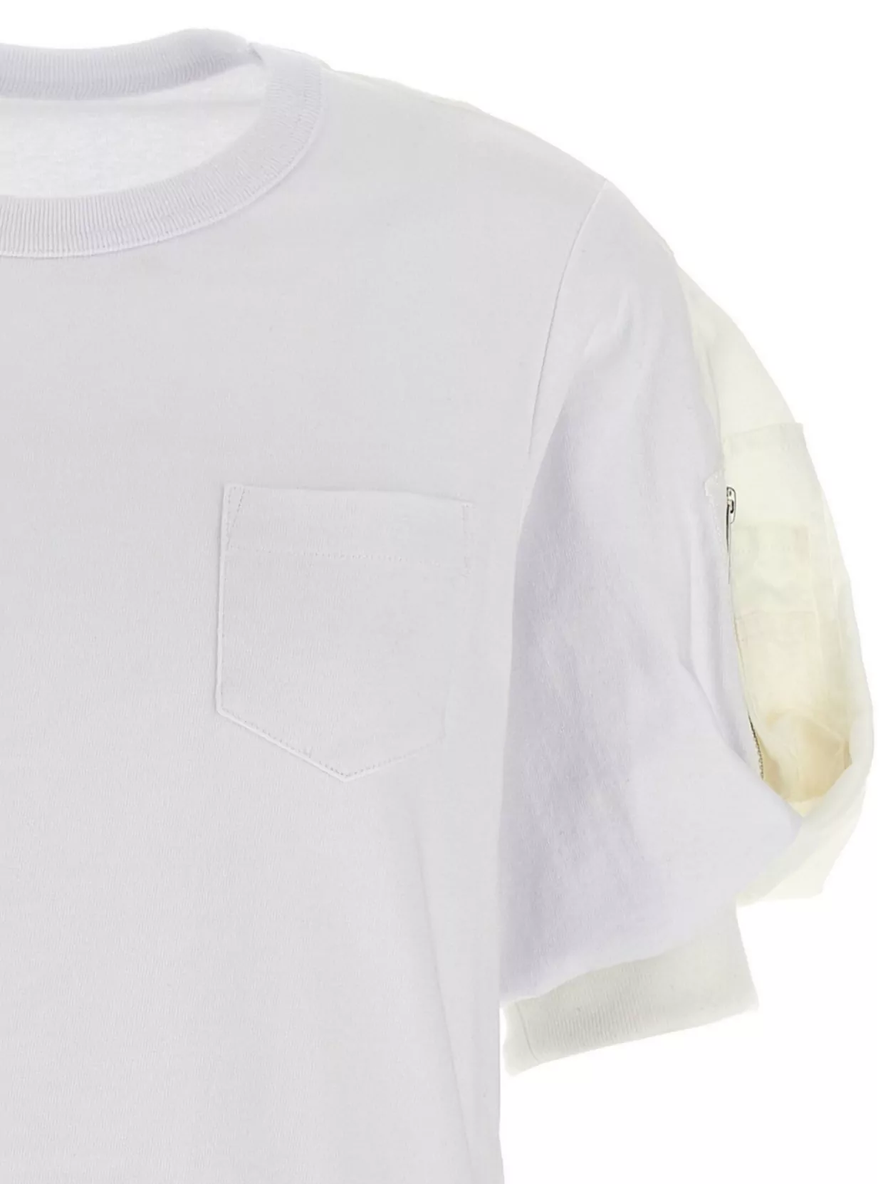 Sacai Cotton Balloon Sleeve T-Shirt