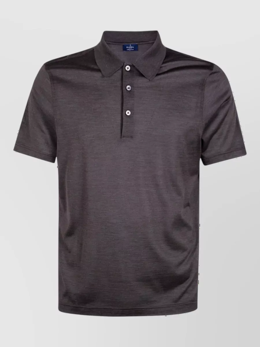 Barba Napoli silk polo shirt