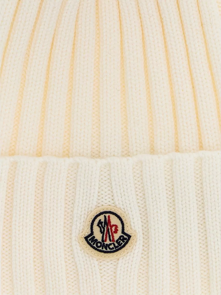 Moncler Ribbed Wool Beanie