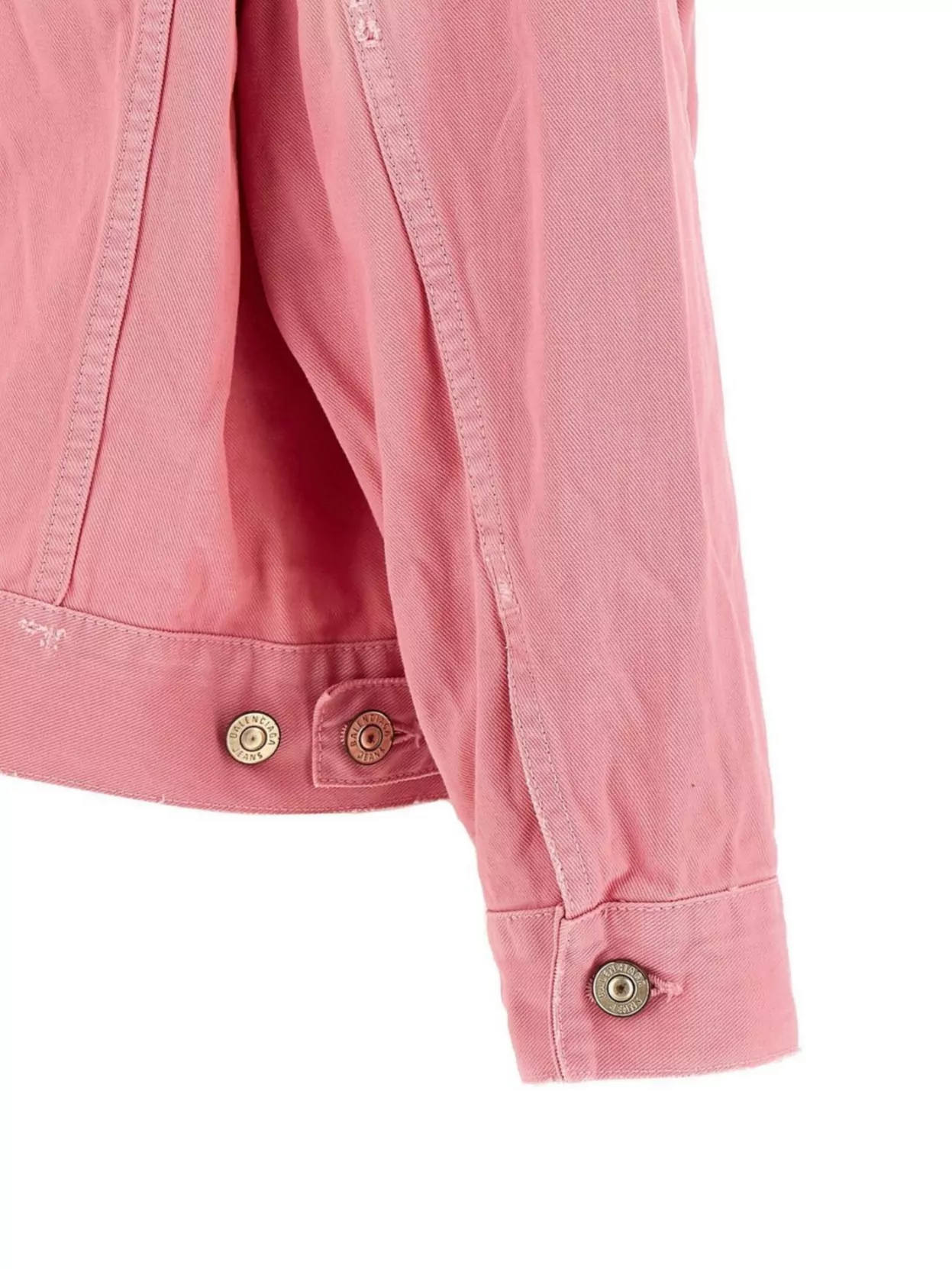 Shop Balenciaga Embroidered Logo Collar Jacket