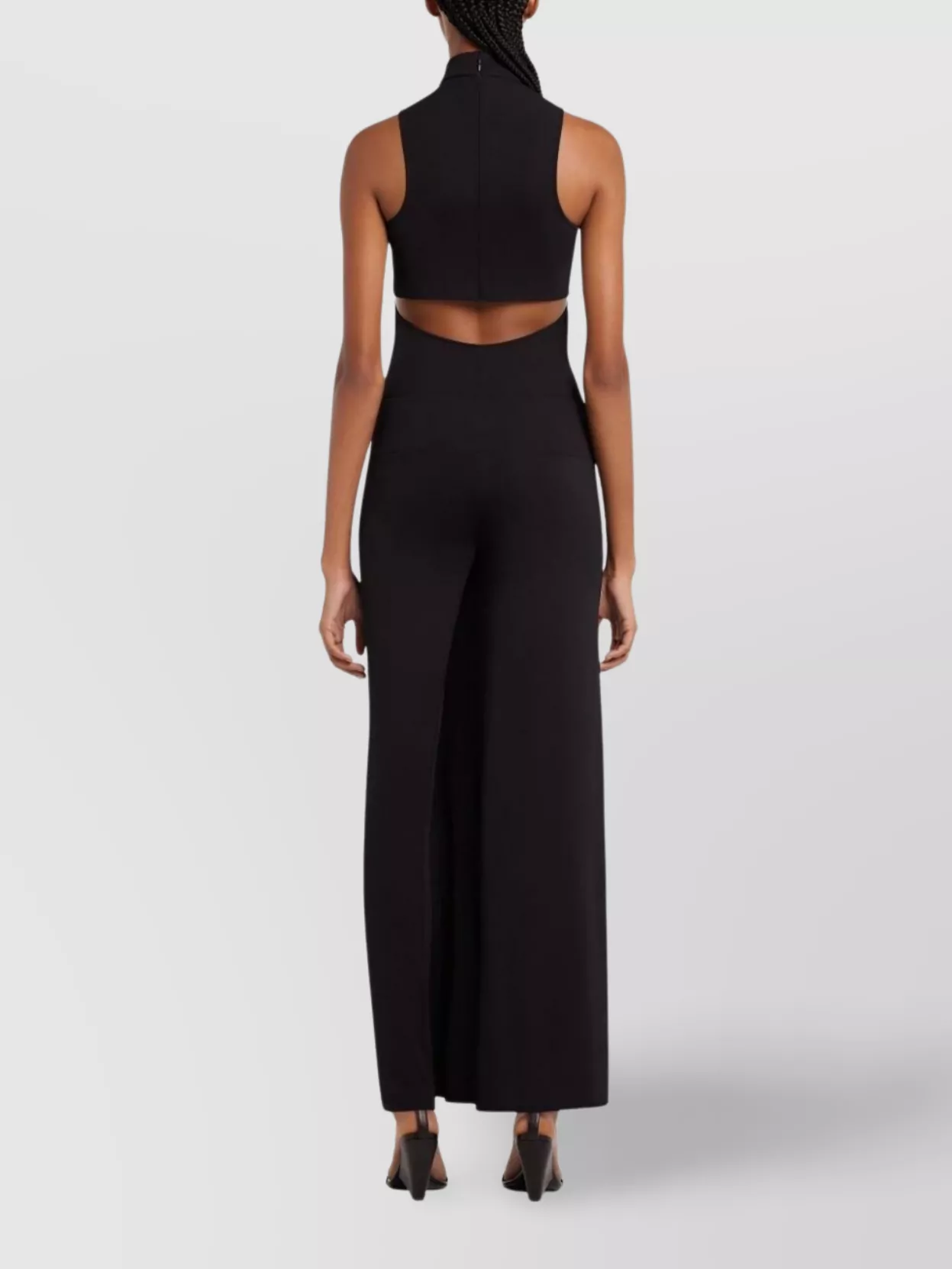 Shop Courrèges Straight Trousers Belted Waist