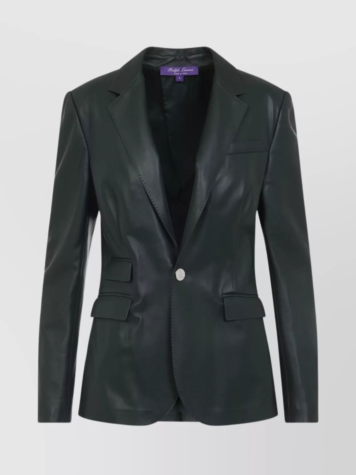 Ralph Lauren Collection Parker Blazer Lamb Leather Jacket