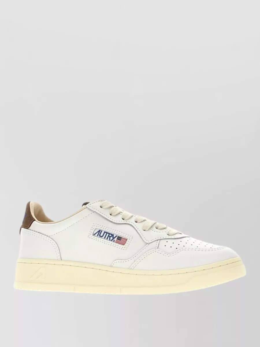 Autry Leather Lace Up Sneakers