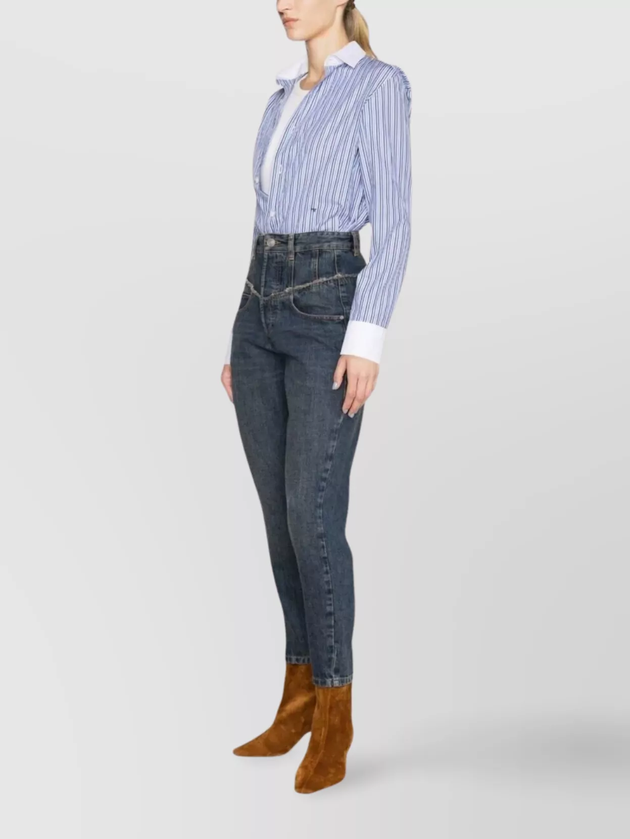 Isabel Marant Oliviani High-rise Skinny-leg Jeans In Blue