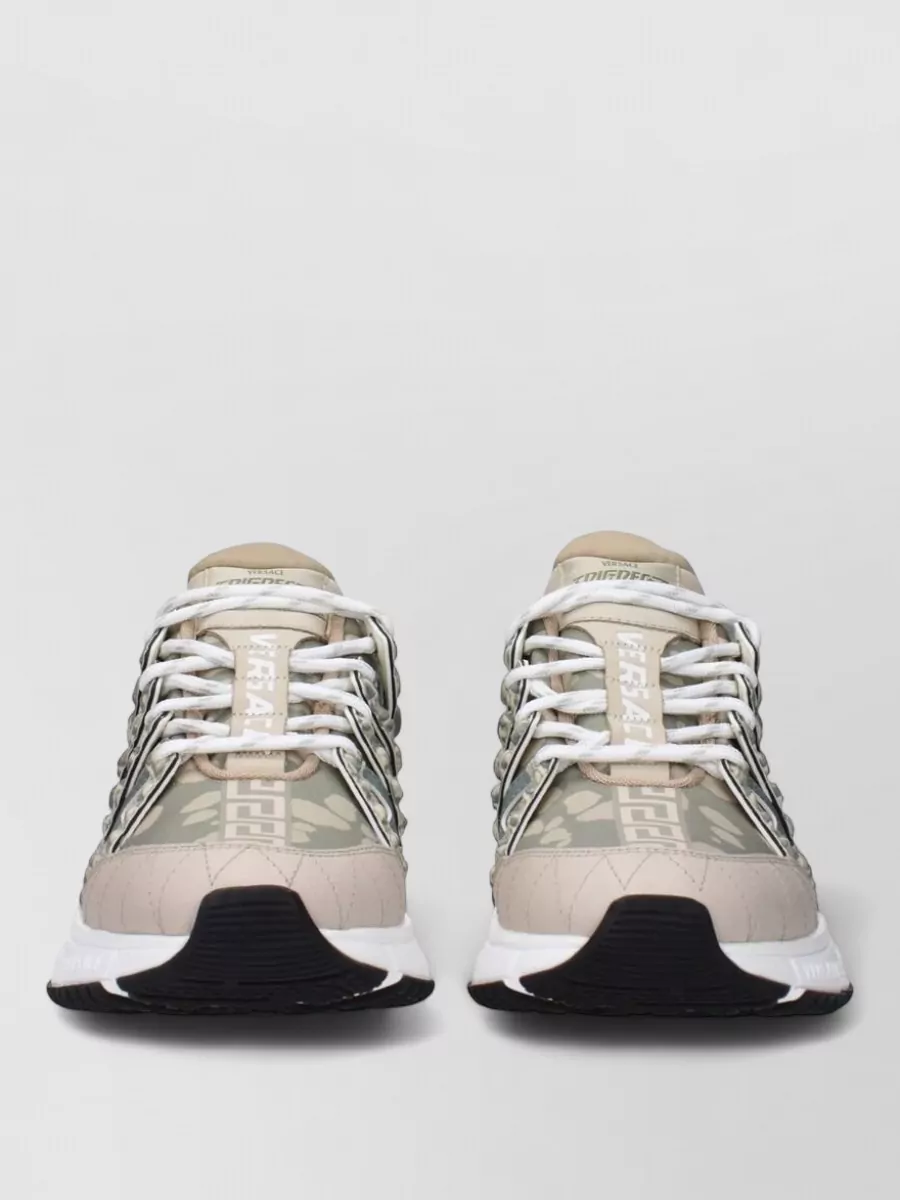 Versace monogram low-top sneakers