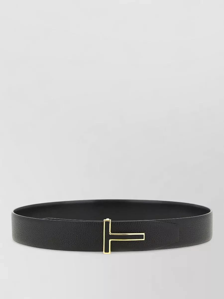 Tom Ford calfskin leather reversible belt