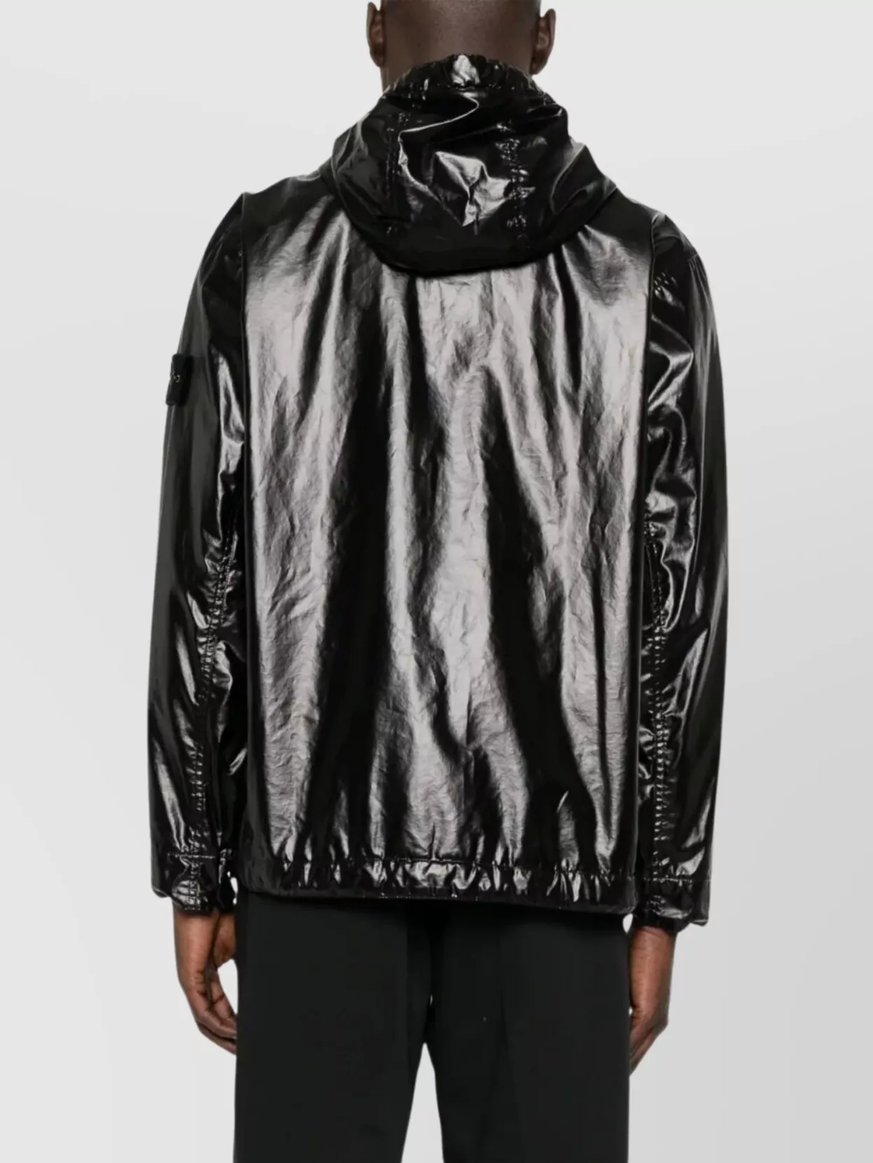 Stone Island Shiny Finish Hooded Padded Jacket