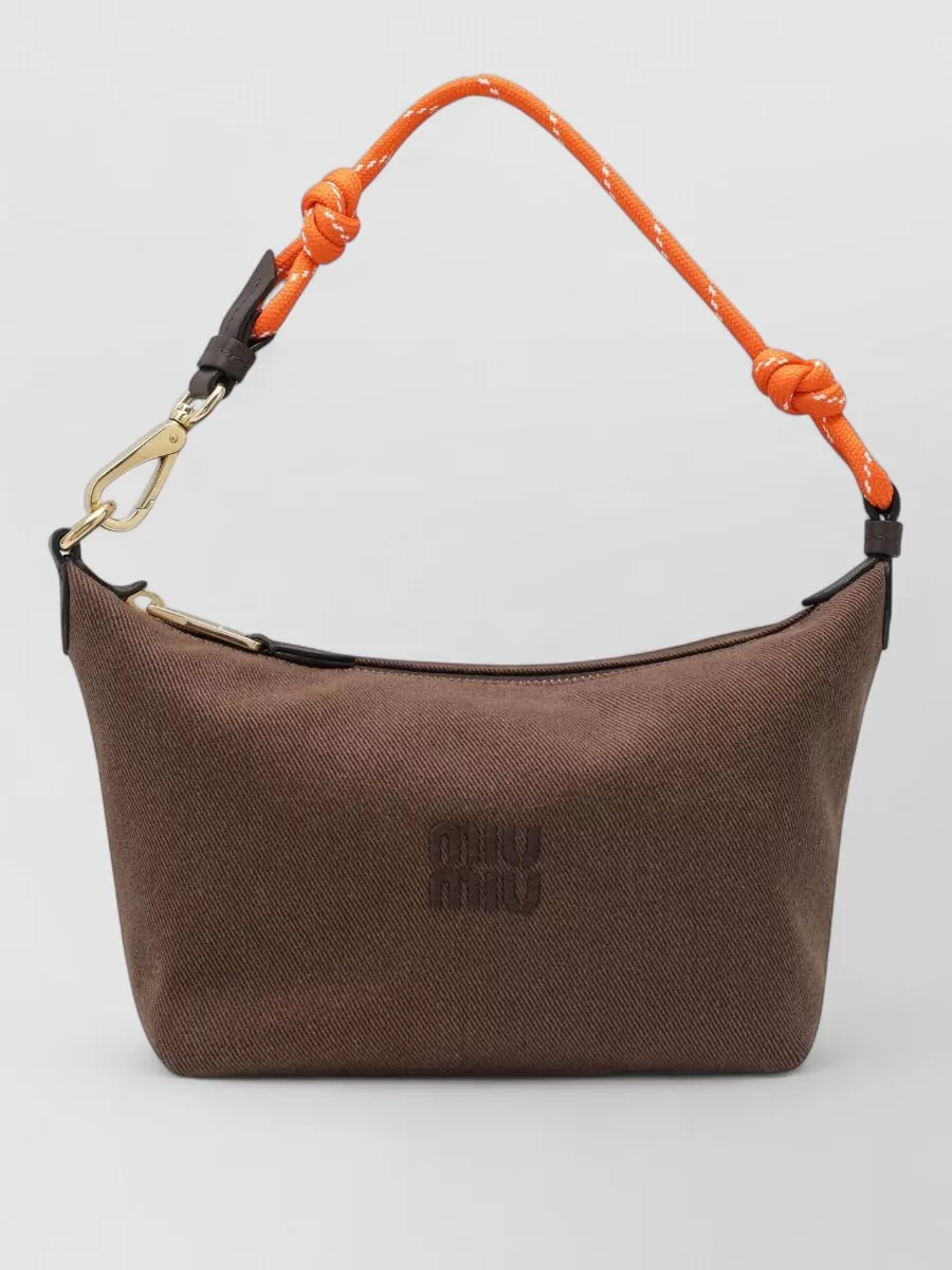 Miu Miu cotton shoulder bag