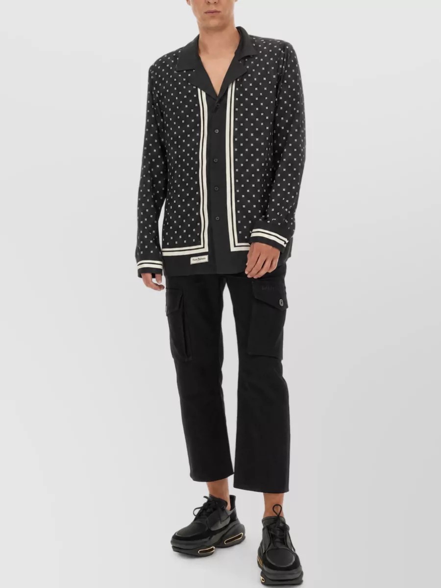 Balmain Cropped Cargo Trousers