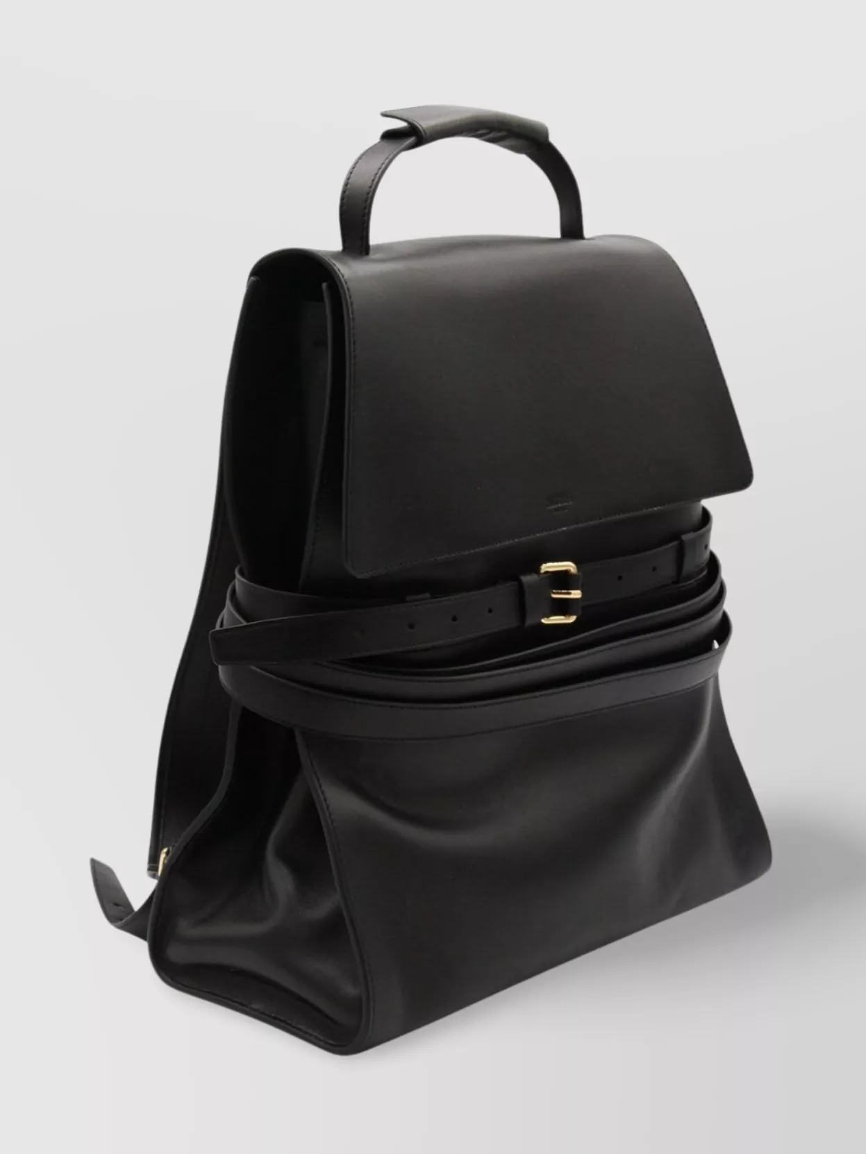 Moschino Flap Backpack With Adjustable Straps And Top Handle
