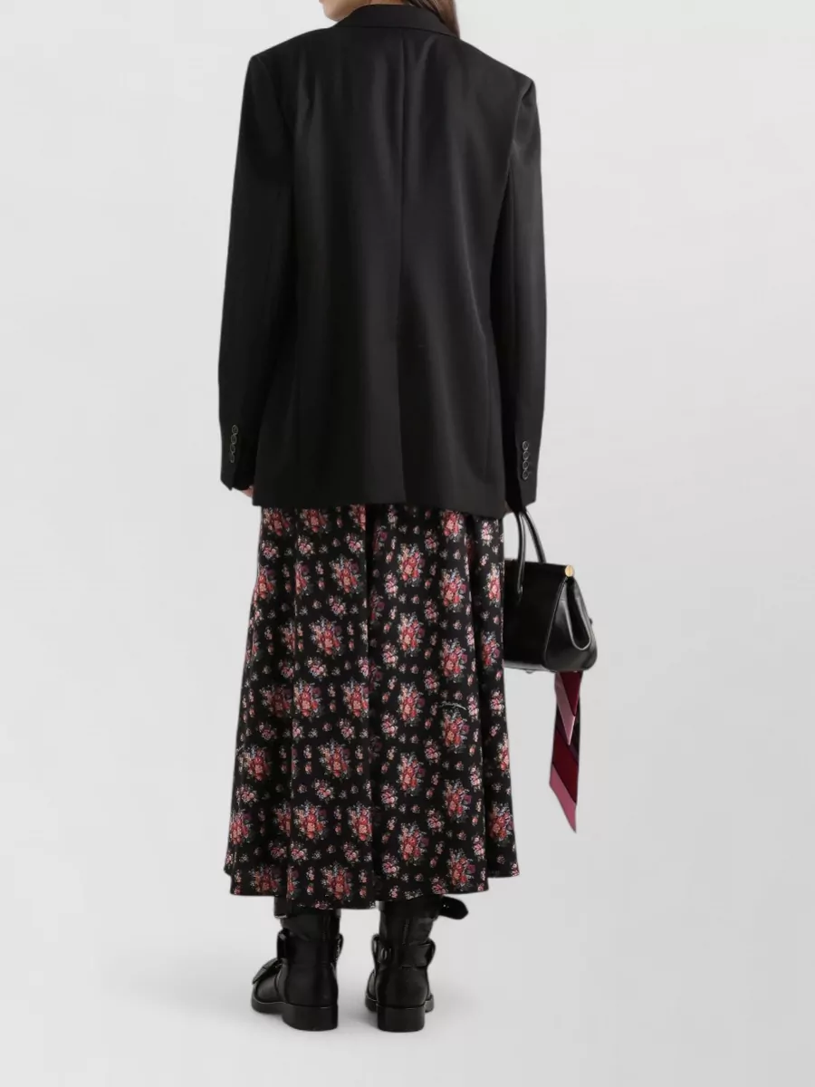 Dolce&Gabbana Longline Jacket Notch Lapels Flap Pockets