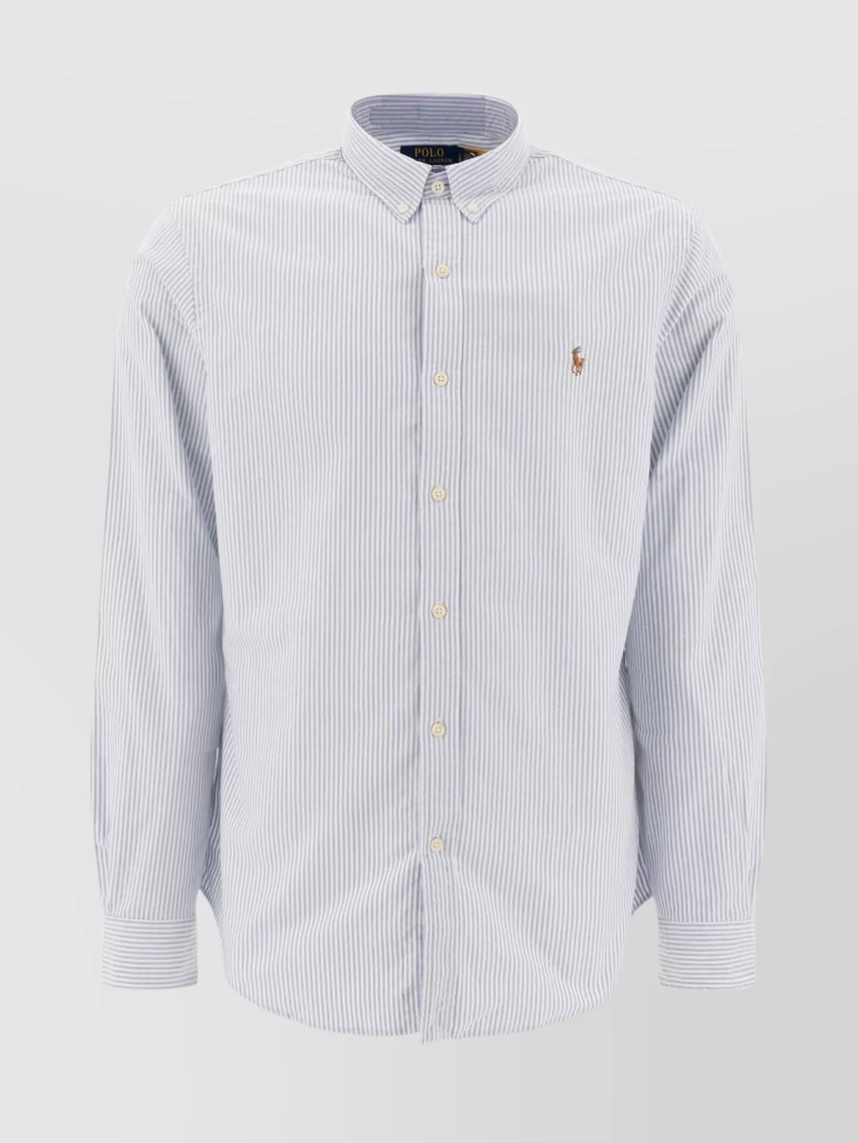 Polo Ralph Lauren Collared Shirt Button-Down Cuffed Sleeves