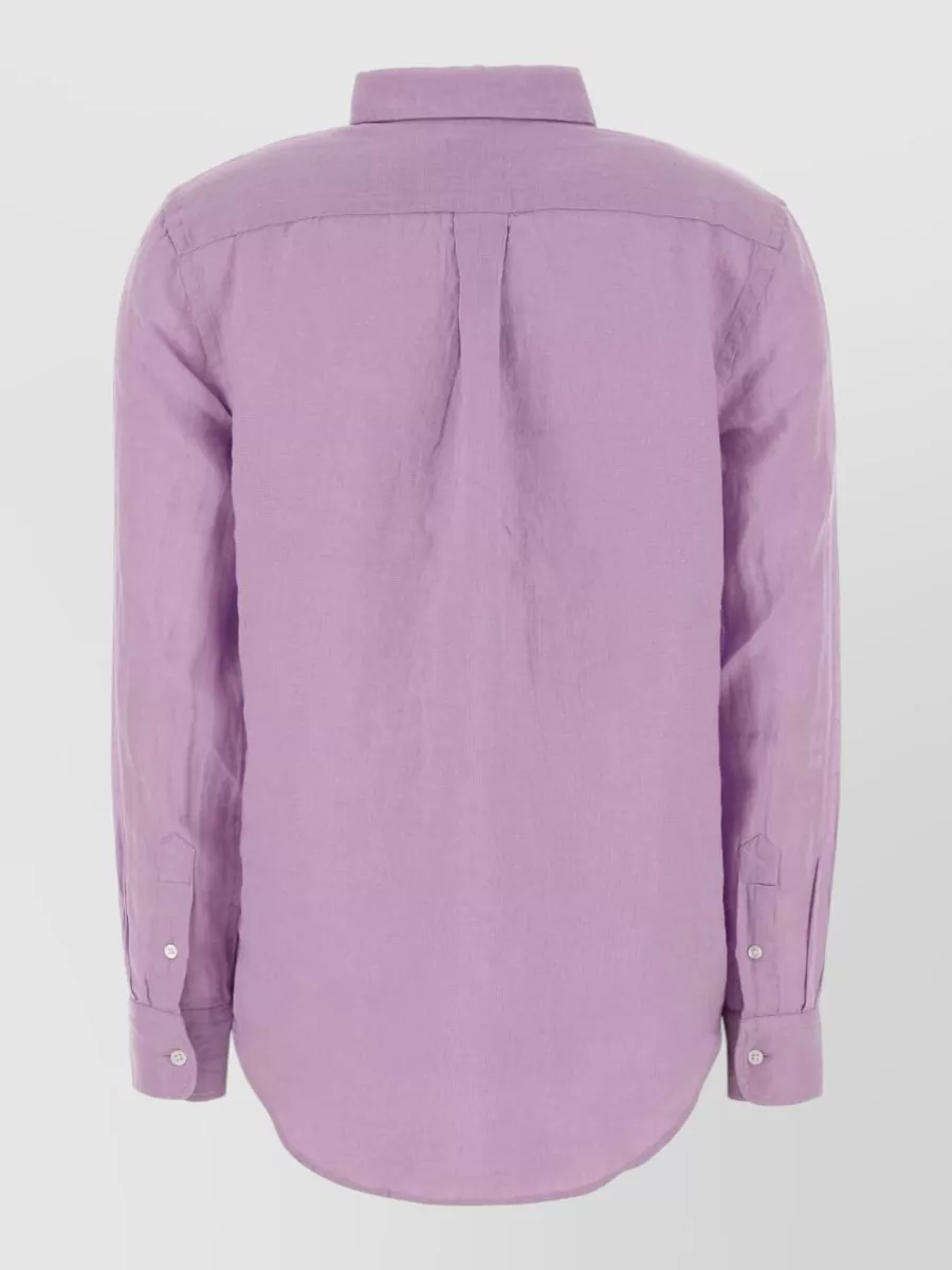 Polo Ralph Lauren Linen Shirt Long Sleeves Button Collar