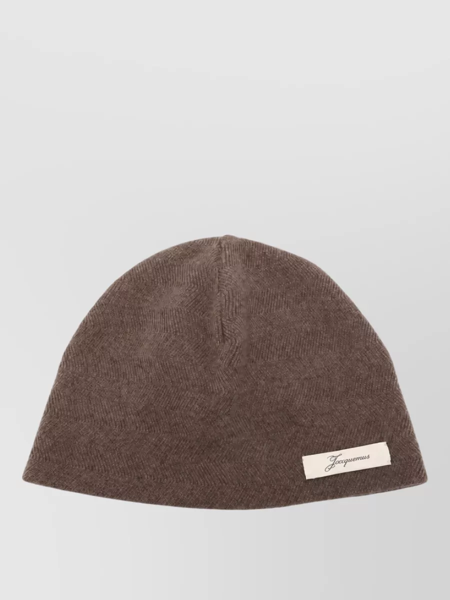 Jacquemus cashmere virgin wool beanie