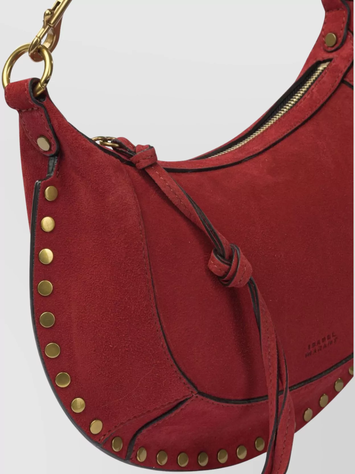 Isabel Marant Oskan Moon Shoulder Bag With Adjustable Strap