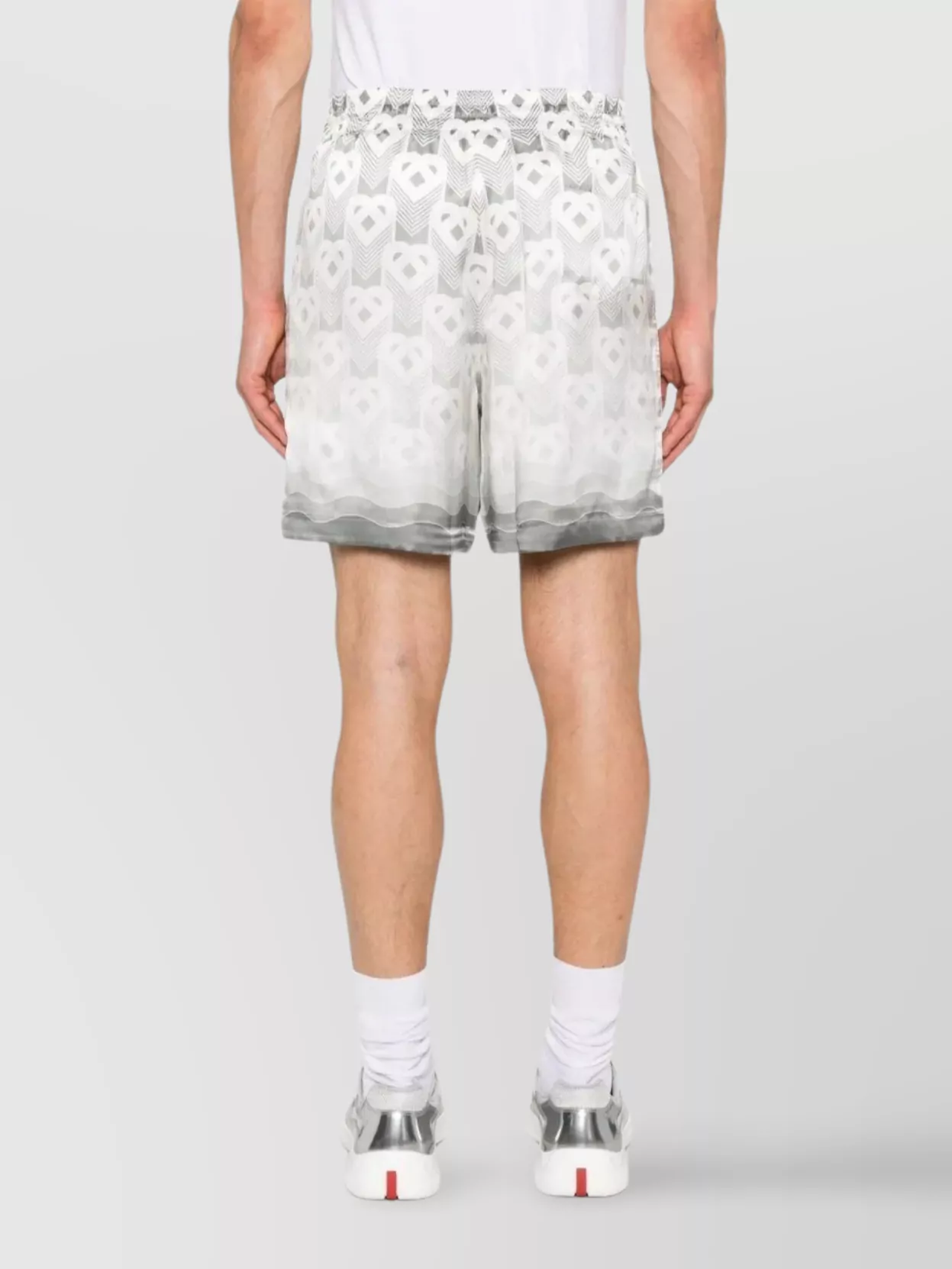 Casablanca Heart Monogram Gradient Shorts