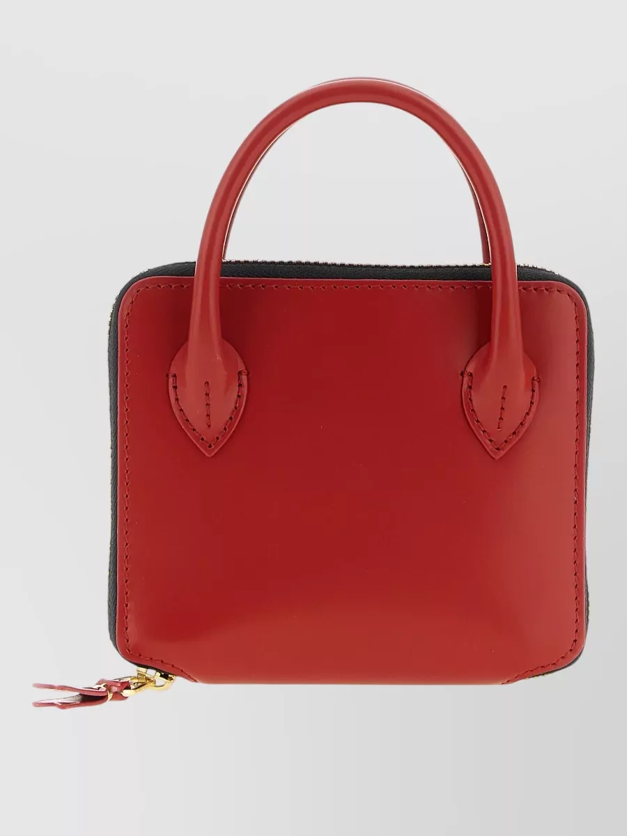 Comme des Garçons leather zip-around wallet