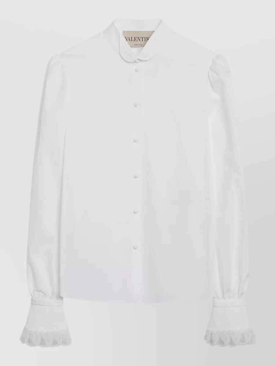 Valentino embroidered cotton shirt