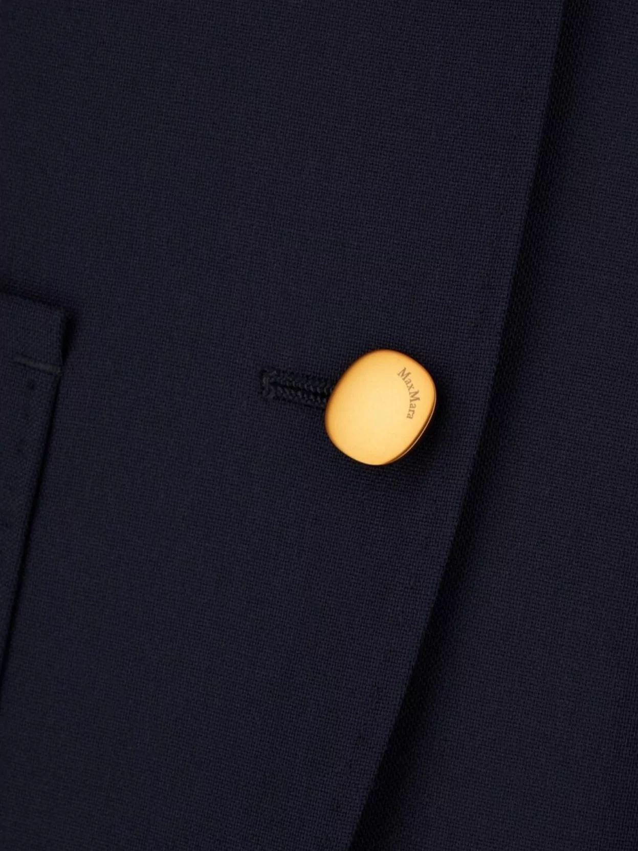 MAX MARA JACKET WOOL BLEND BUTTON DETAILING