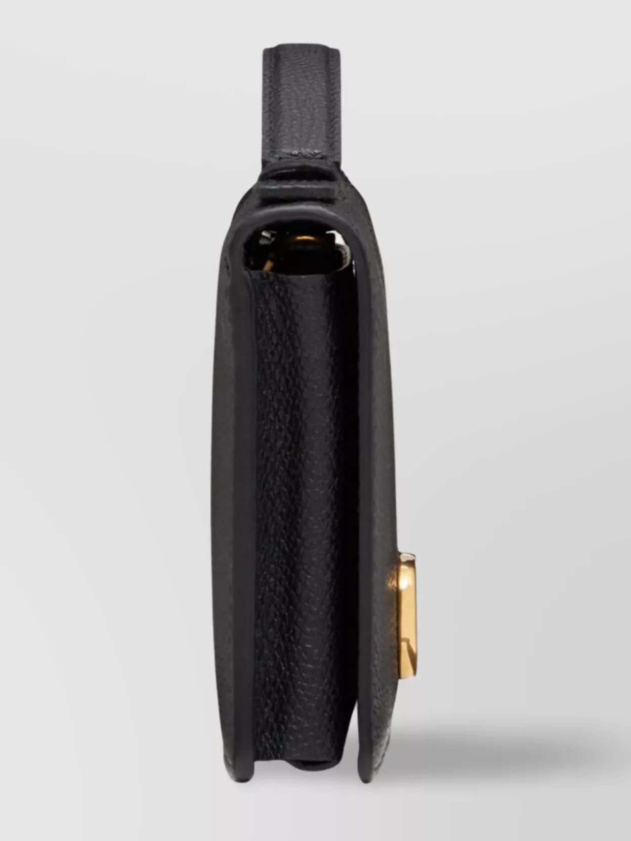 Valentino Chain Strap Leather Logo Clutch
