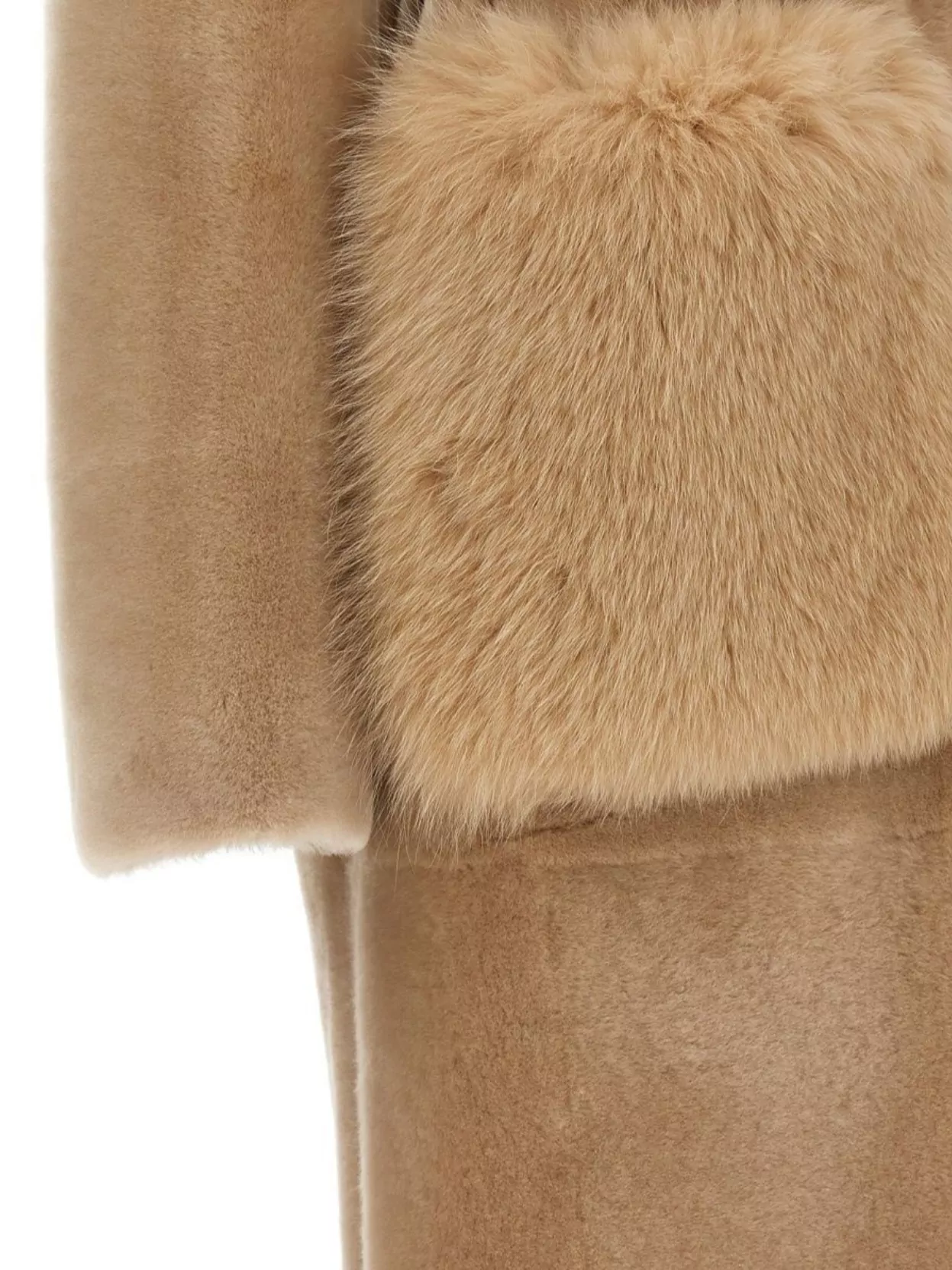 Blancha Straight-Volpe Merino Fur Jacket