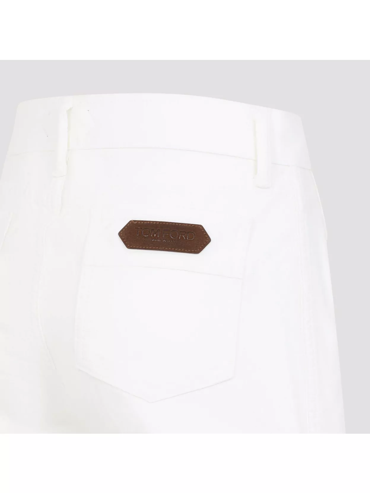 Tom Ford High-waisted Flared Pants With Classic Five-pocket Design