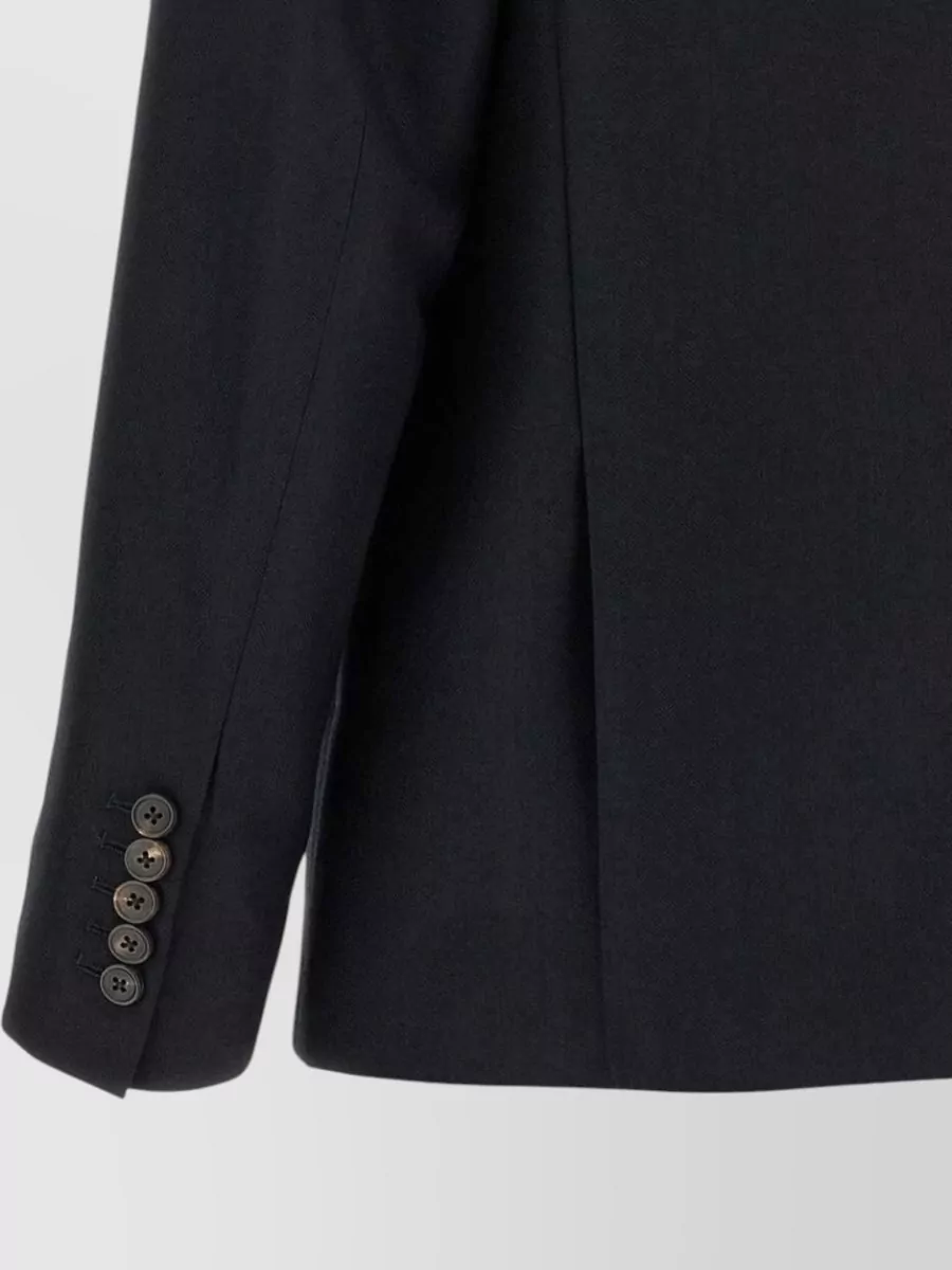 Dries Van Noten Embellished Wool Double-Breasted Blazer
