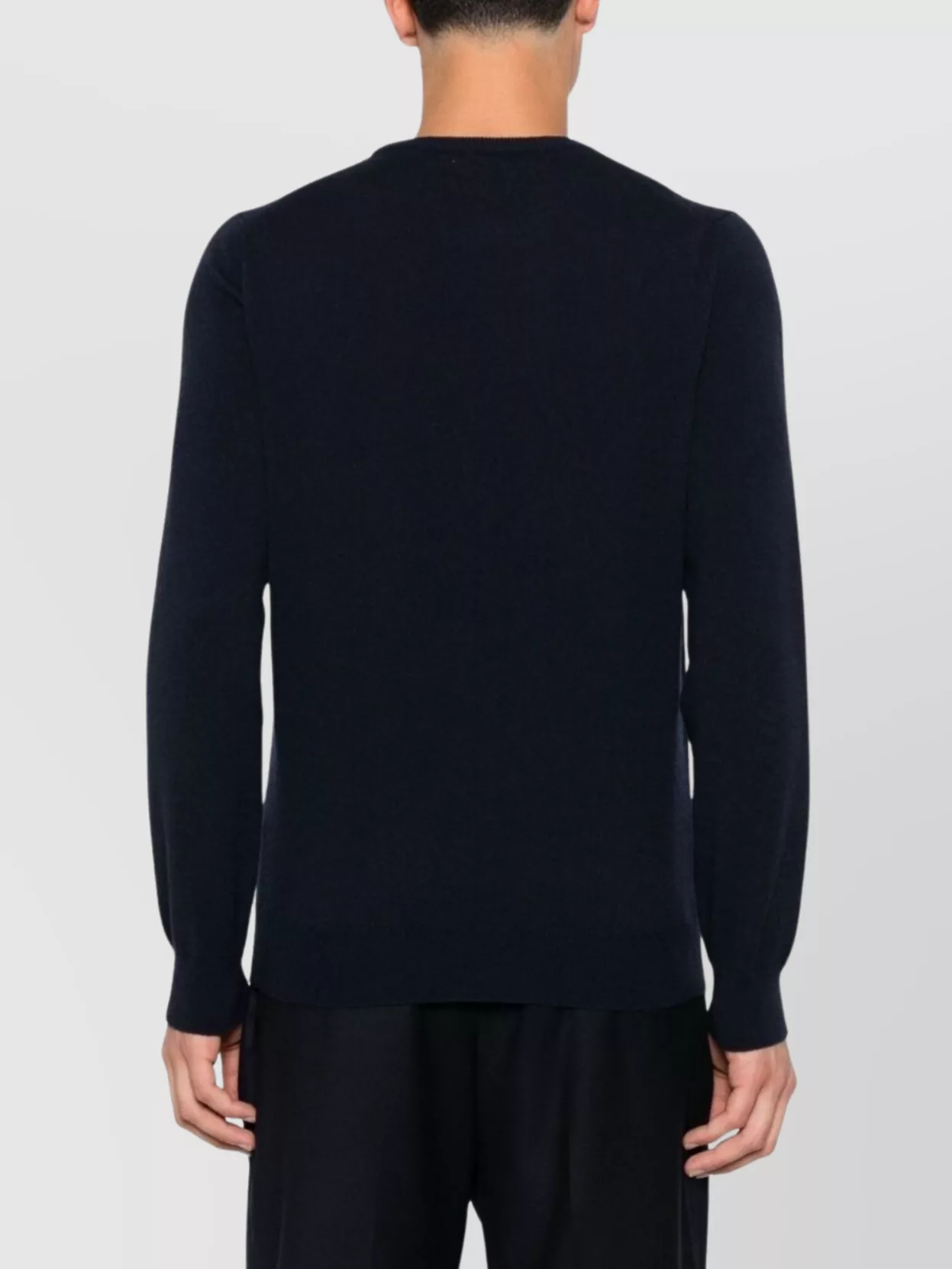 Malo Crew Neck Wool Sweater With Long Sleeves