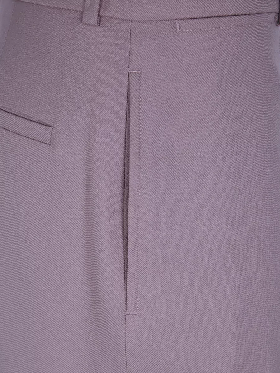 Chloé Wool Flared Wide-Leg Trousers