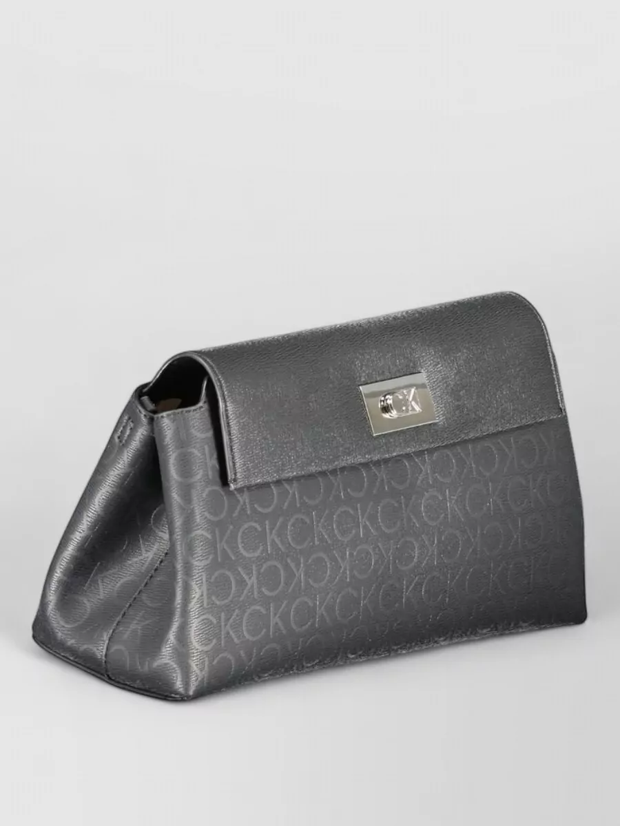 Calvin Klein Monogram Chain Clutch Bag