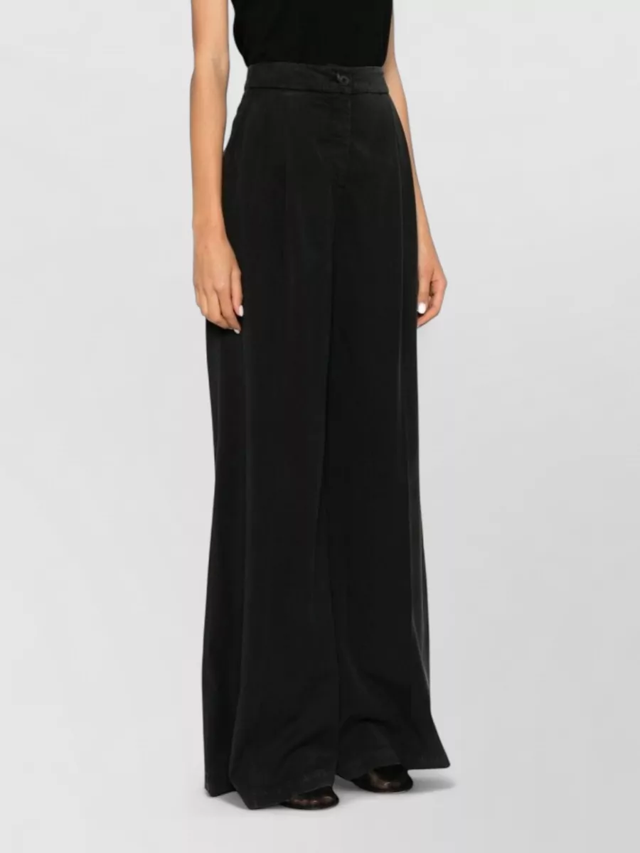 Via Masini 80 Pleated Wide-Leg Trousers