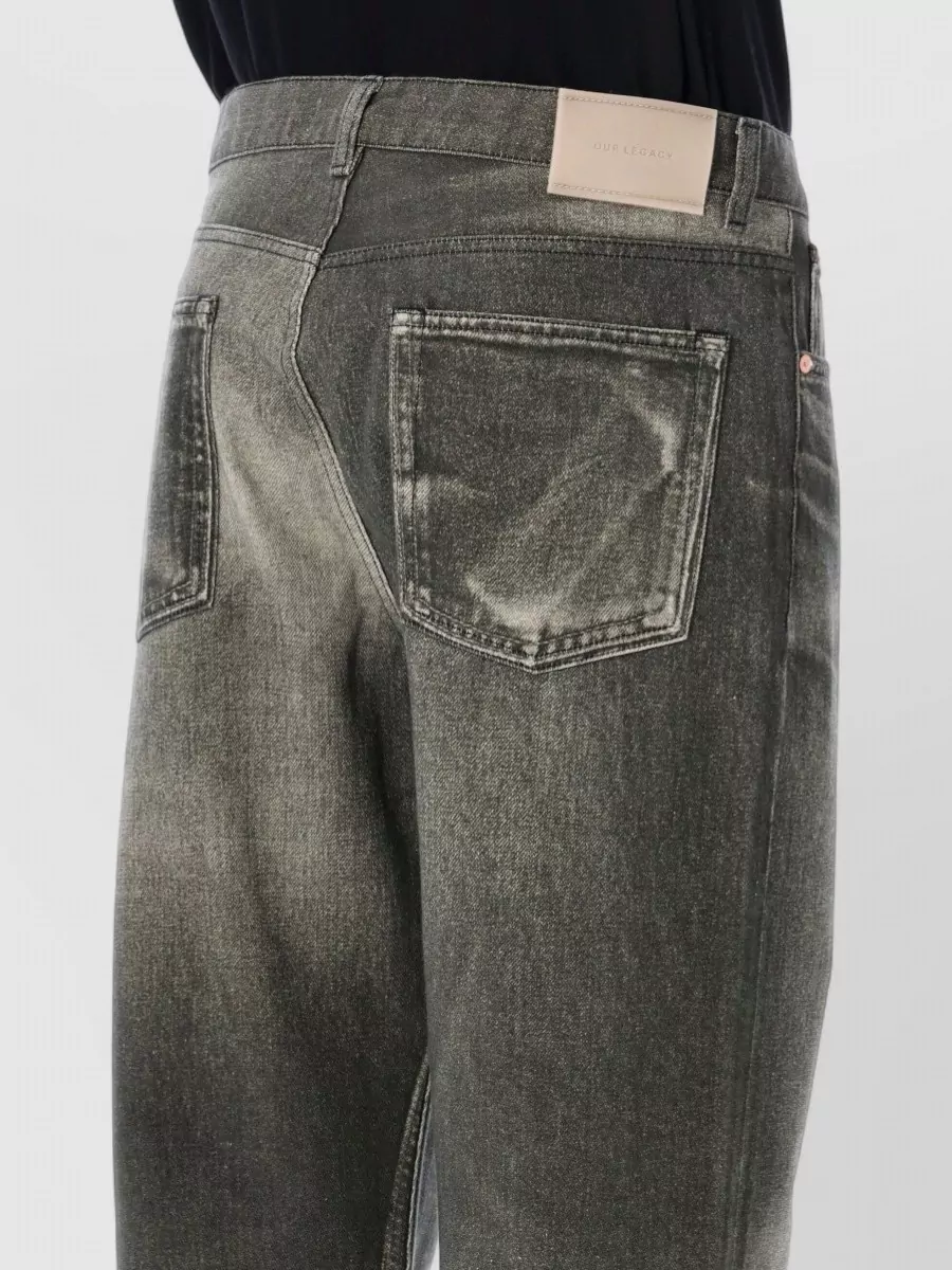 Our Legacy Straight Leg Five Pocket Belt Loop Trousers