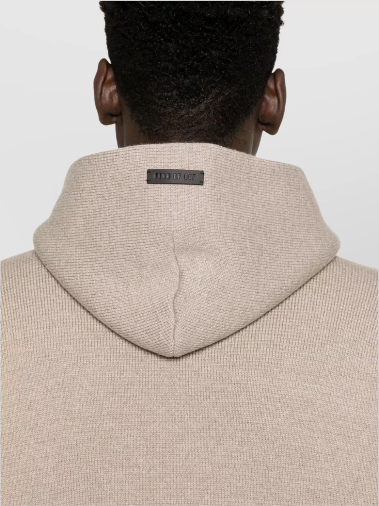 Fear Of God Virgin Wool Hooded Knit Sweater