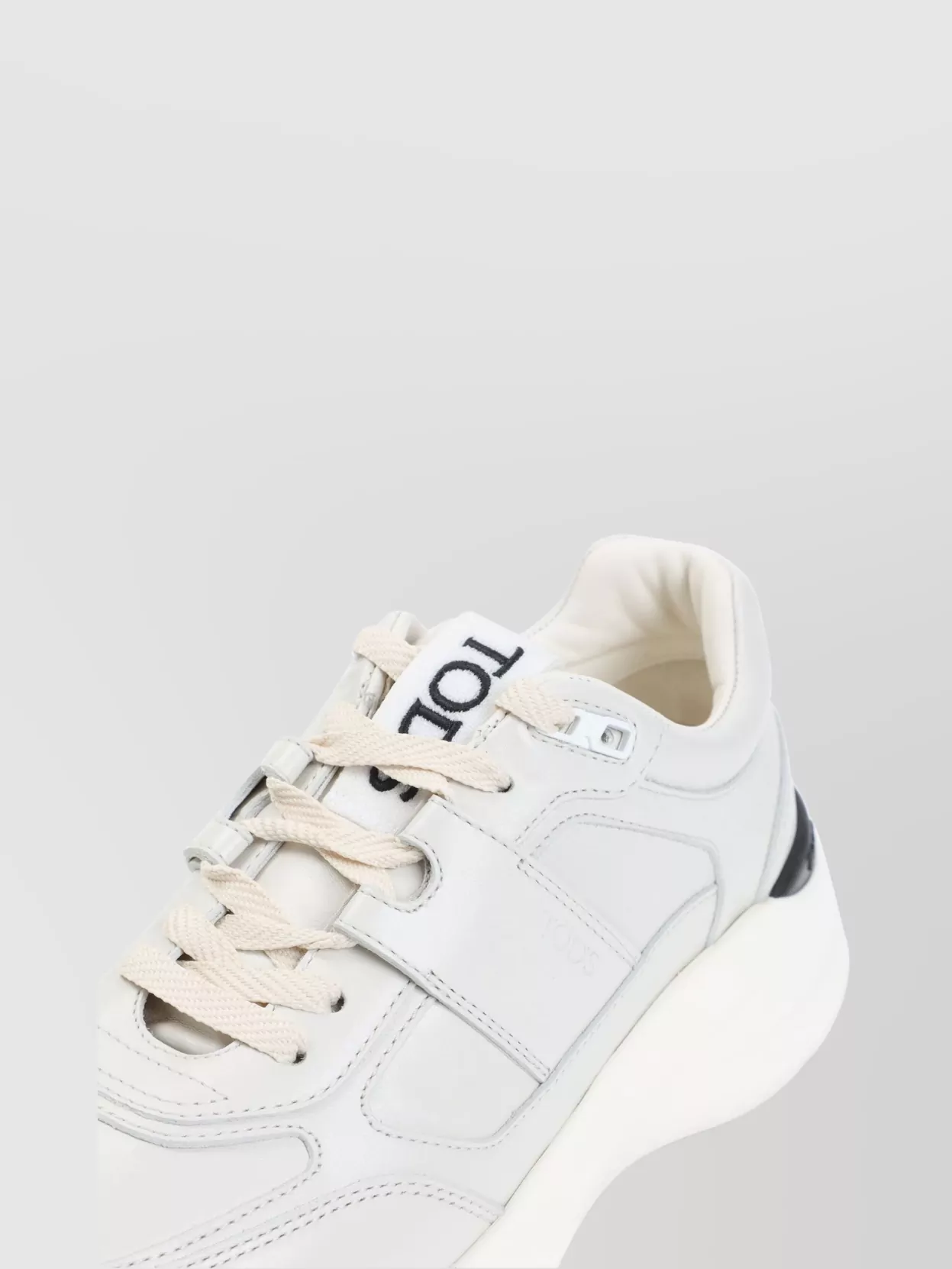 Tod's Chunky Sole Leather Sneakers