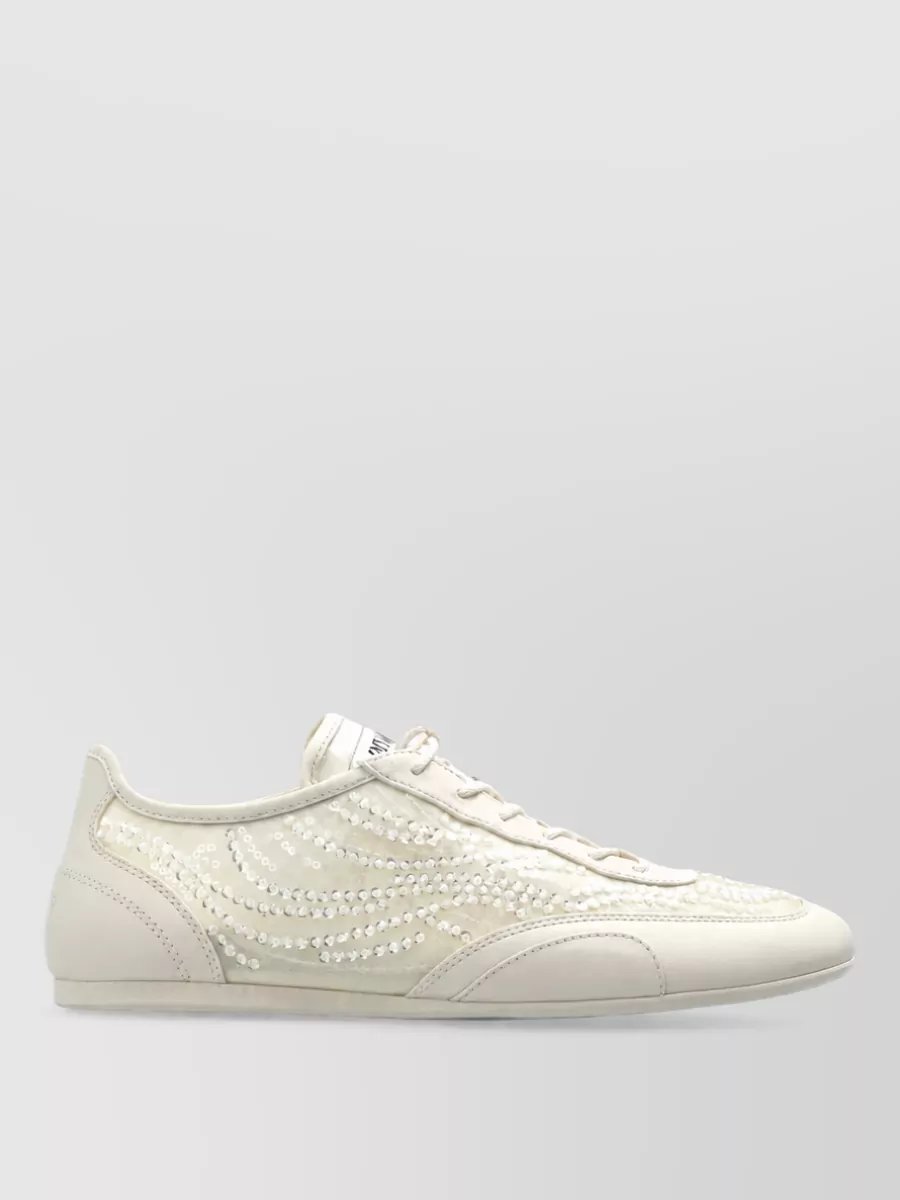 Jimmy Choo Embellished Low-Top Sneakers