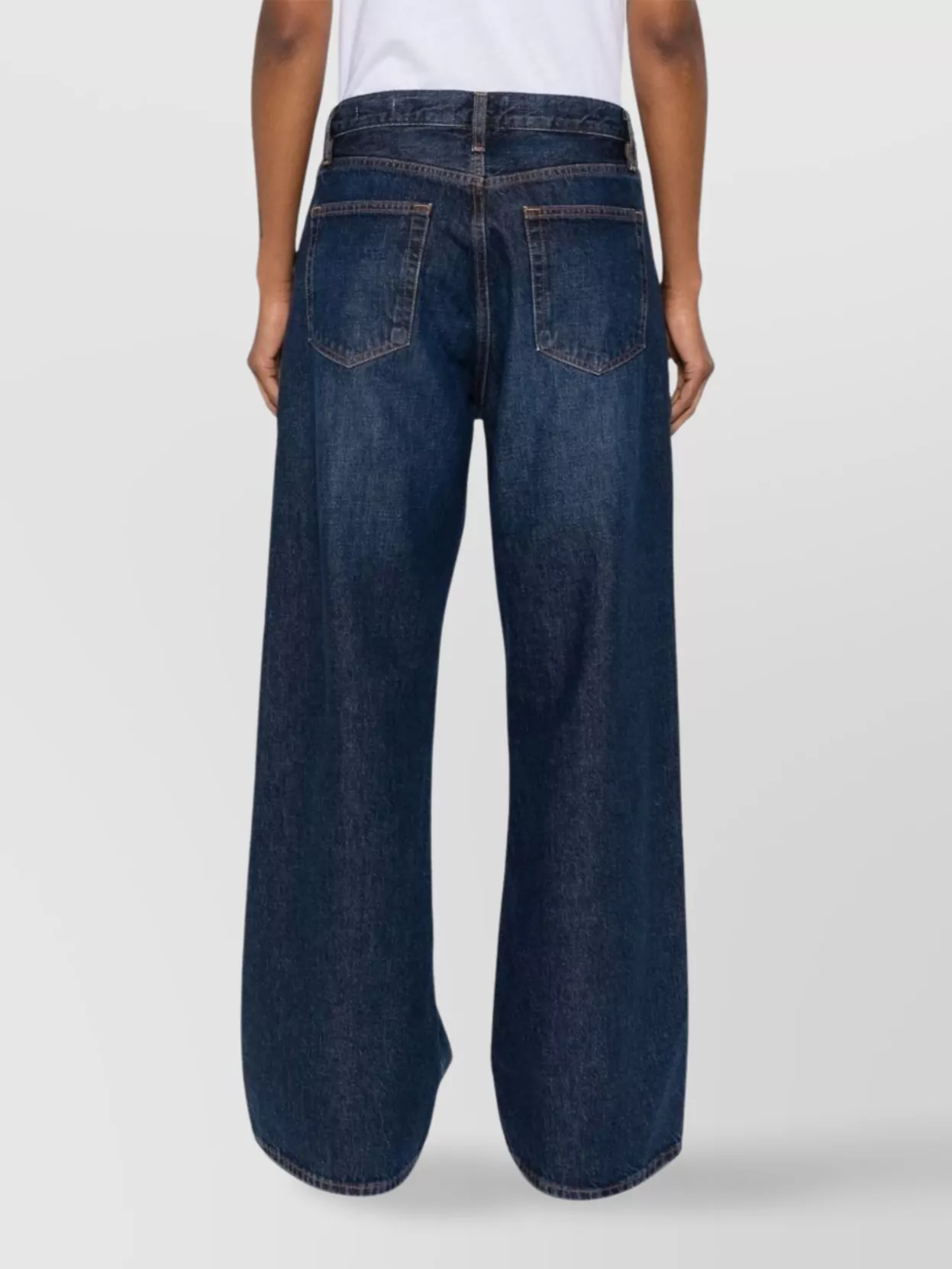 Frame Loose Fit Wide-Leg Jeans