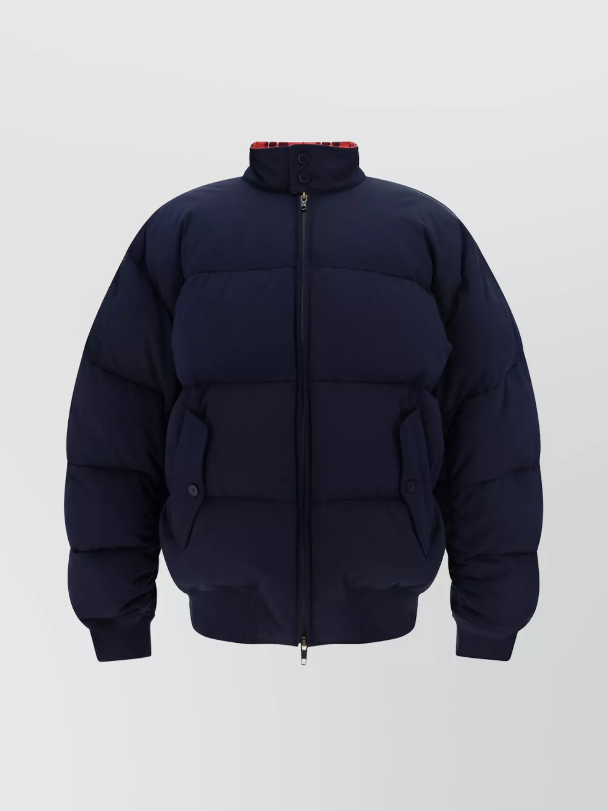 Shop Balenciaga Padded Quilted Down Jacket Oversize Fit