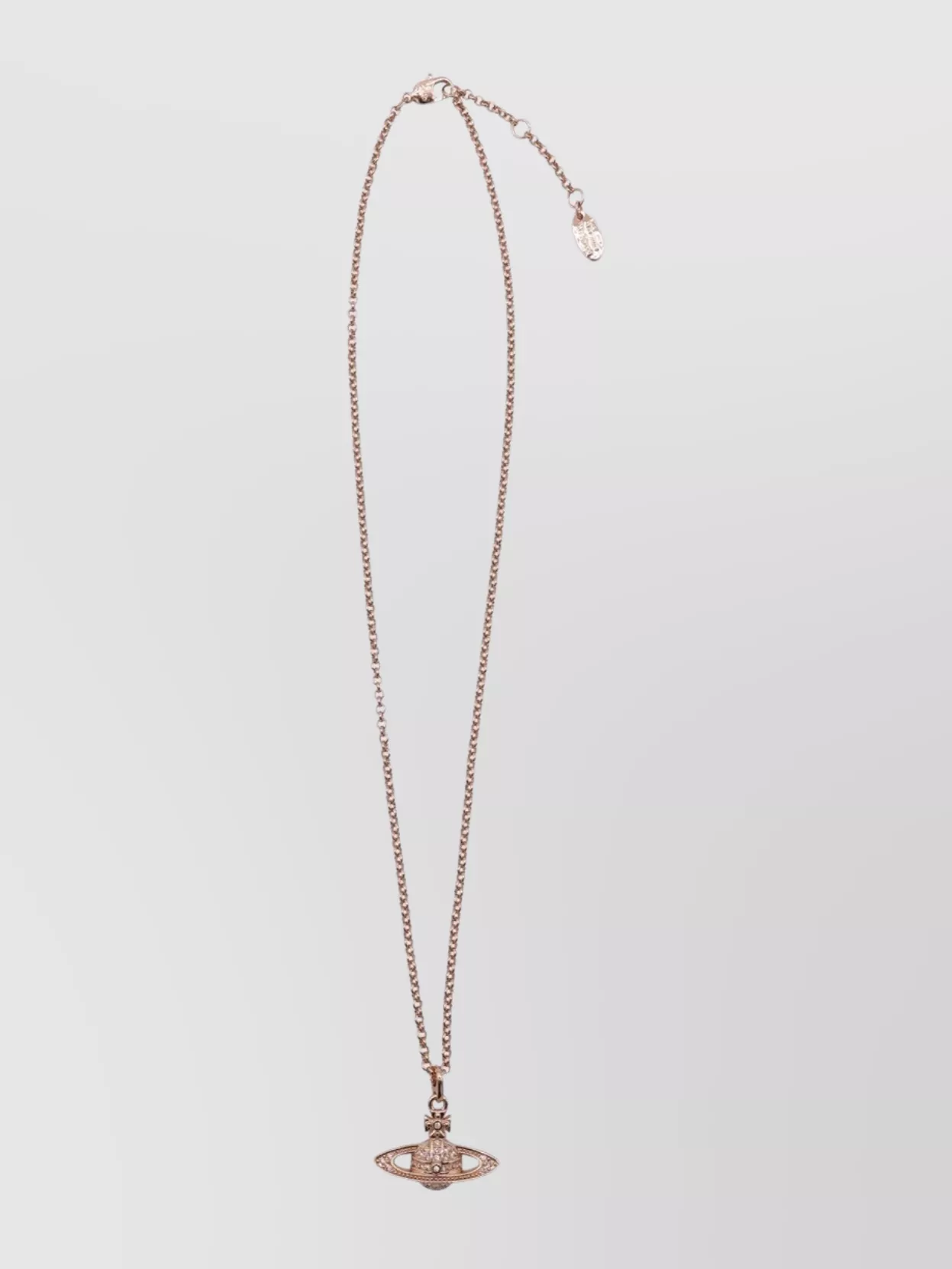 Vivienne Westwood Adjustable Chain Necklace With Embellished Pendant
