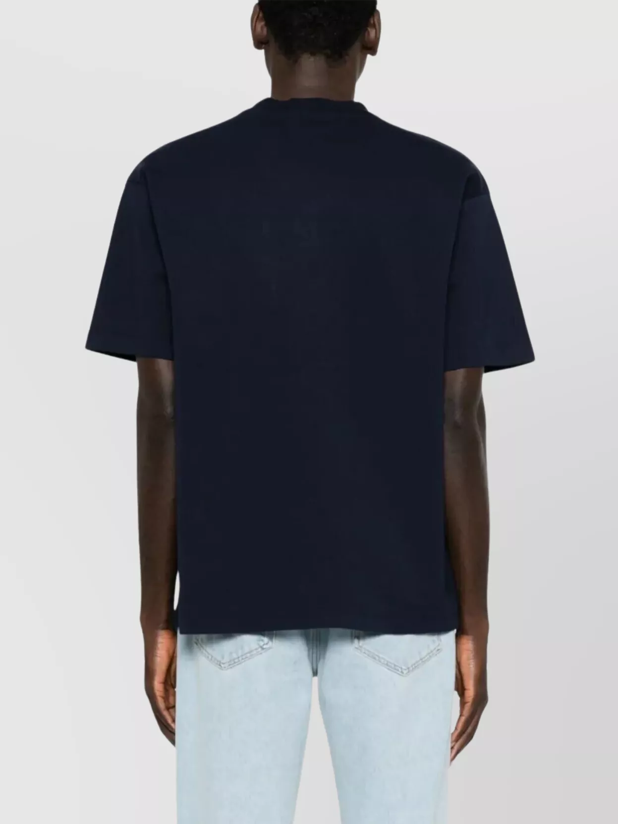 Drôle De Monsieur Crew Neck Slogan T-Shirt With Short Sleeves