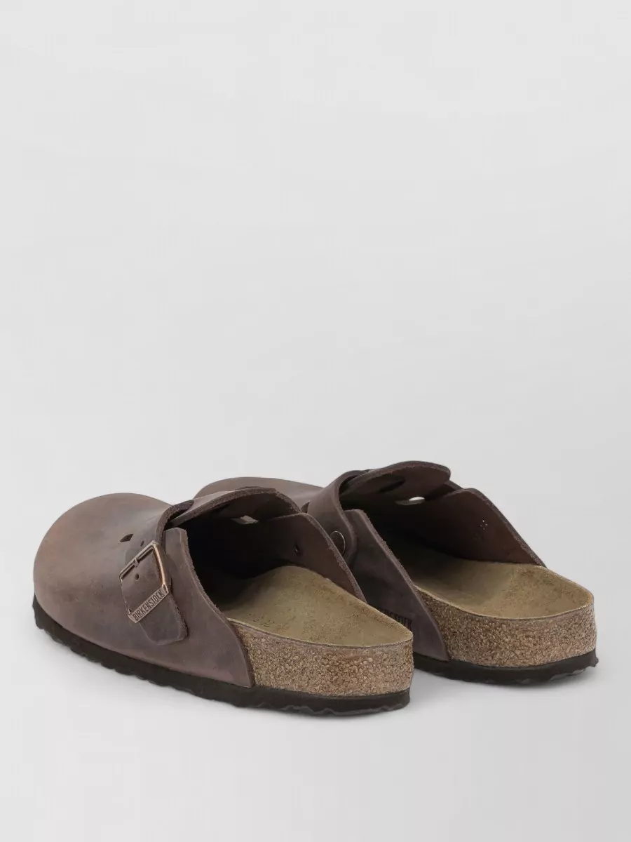 Birkenstock Leather Boston Slippers