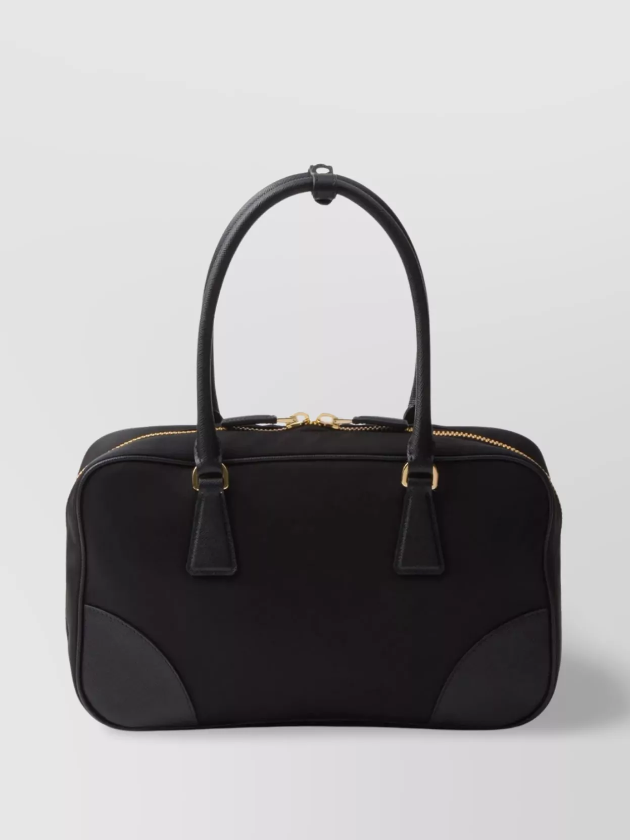 Prada 1978 Medium Re-nylon Clutch Bags In Black