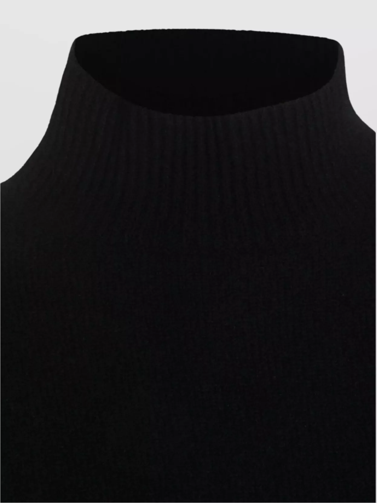 Malo Ribbed Mock Neck Knitwear With Long Sleeves